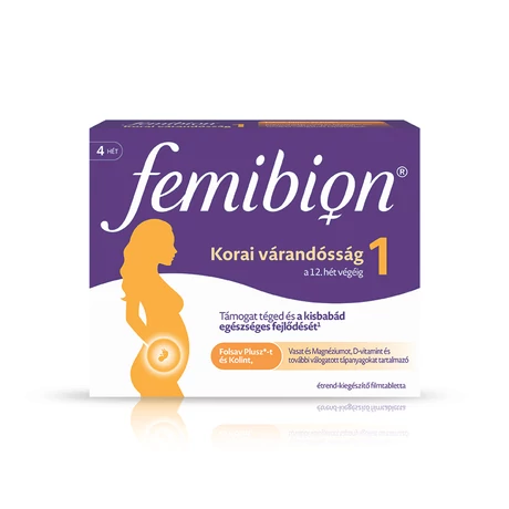 Femibion 1 Korai várandósság étrend-kiegészítő tabletta 28x