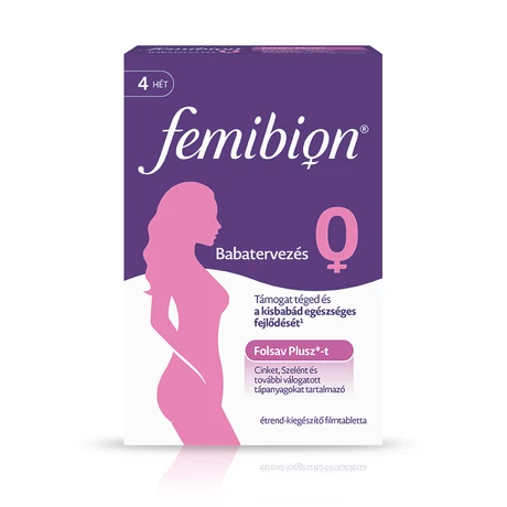 Femibion 0 Babatervezés étrend-kiegészítő tabletta 28x