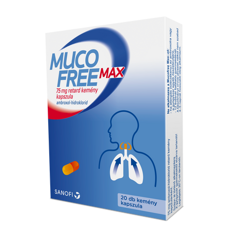 Mucofree Max 75 mg retard kemény kapszula 20x