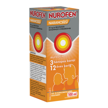 Nurofen narancsízű 20 mg/ml belsőleges szuszpenzió gyermekeknek 100ml