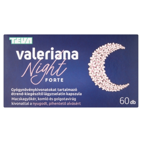 Valeriana Night Forte lágyzselatin kapszula 60x