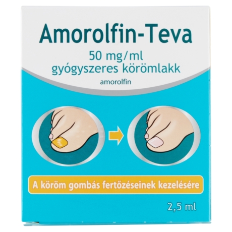 Amorolfin-Teva 50 mg/ml gyógyszeres körömlakk 2,5ml