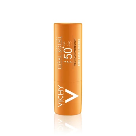 Vichy Ideál Soleil napvédő stift érzékeny területekre SPF 50+ 9 g