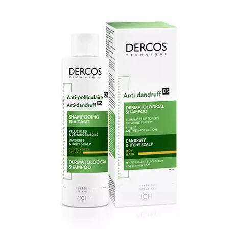 Vichy sampon DERCOS korpás/száraz hajra 200ml