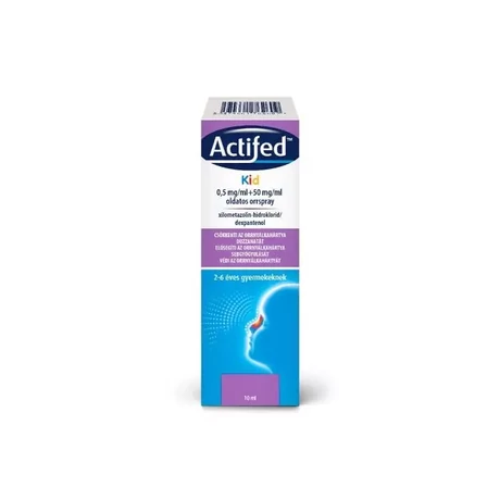 Actifed Kid 0,5 mg/ml+50 mg/ml oldatos orrspray 1x10ml
