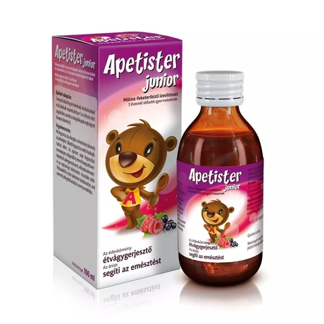 Apetister Junior oldat málna-feketeribizli 100ml