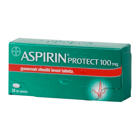 Aspirin Protect 100 mg gyomornedv-ellenálló bevont tabletta 28x