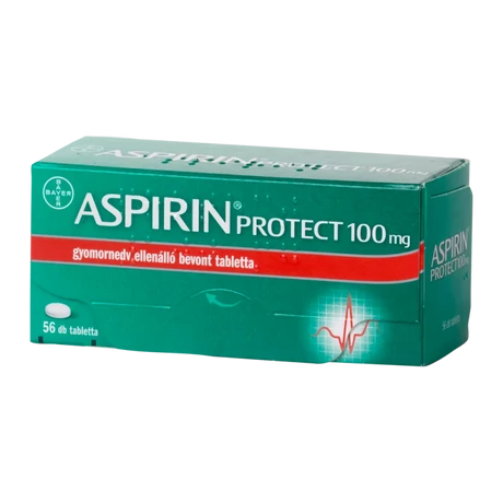 Aspirin Protect 100 mg gyomornedv-ellenálló bevont tabletta 56x