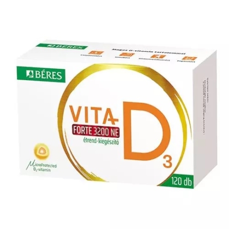 Béres Vita-D3 3200NE Forte étrend kiegészítő tabletta 120x