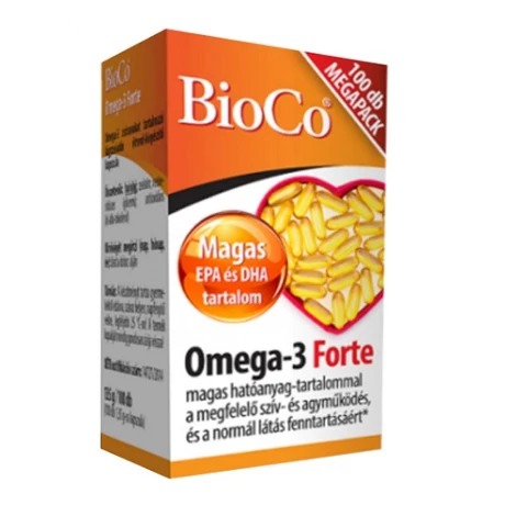 BioCo Omega-3 forte kapszula 100x