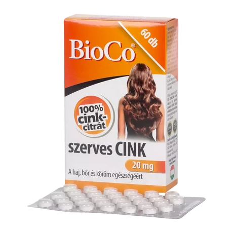 BioCo Szerves Cink tabletta 60x