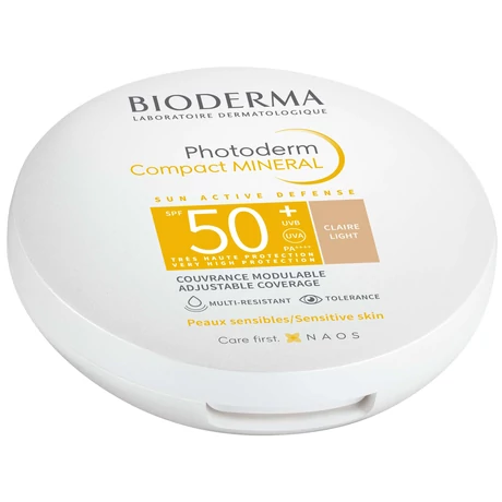 BIODERMA Photoderm Compact MINERAL púder SPF50+ 10g light (világos)