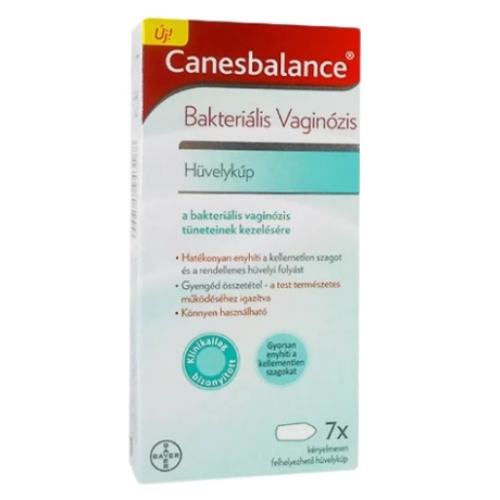 CANESBALANCE bakteriális vaginózis hüvelykúp 7x
