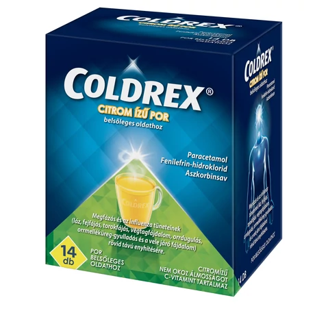 COLDREX CITROM ÍZŰ POR BELSŐLEGES OLDATHOZ 14x