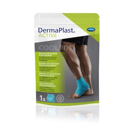 DermaPlast Activ CoolFix rugalmas pólya, 6cm x 4m hosszú pólya