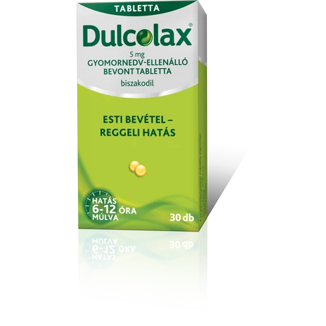 Dulcolax 5 mg gyomornedv-ellenálló bevont tabletta 30x