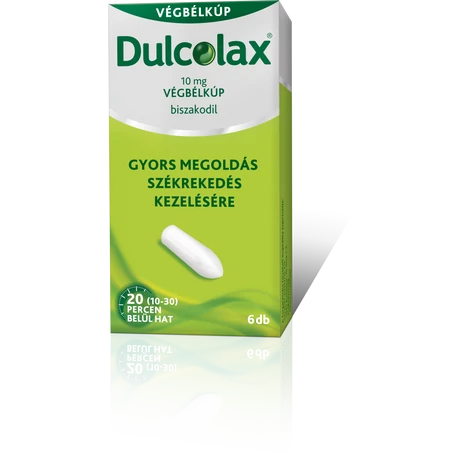 Dulcolax 10 mg végbélkúp 6x