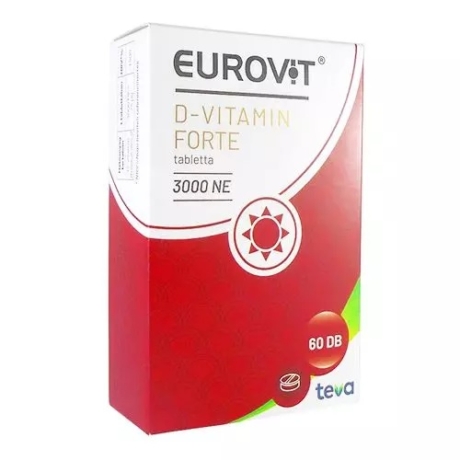 Eurovit D-vitamin 3000NE FORTE tabletta 60x