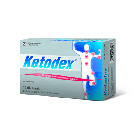 Ketodex® 25 mg granulátum belsőleges oldathoz 10x
