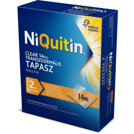 NiQuitin Clear transzdermális tapasz 14mg 7x