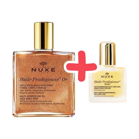 NUXE HUILE PRODIGIEUSE TÖBBFUNKCIÓS ARANY-CSILLÁMOS SZÁRAZOLAJ 50ML
