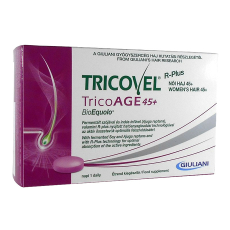 Tricovel Tricoage 45+ BioEquolo tabletta 30x
