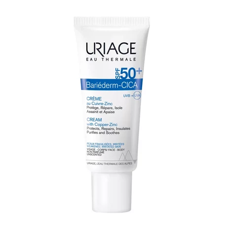 URIAGE Bariéderm Cica Cu - Zn sebkezelő krém SPF50+ 40ml