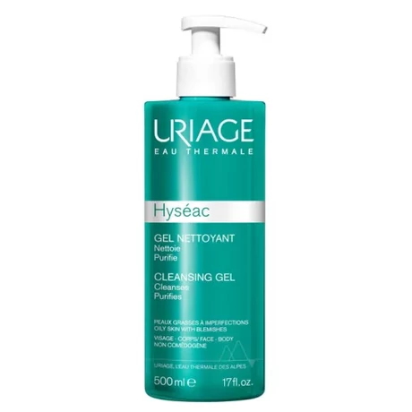 URIAGE Hyséac habzó tisztító gél zsíros bőrre 500ml