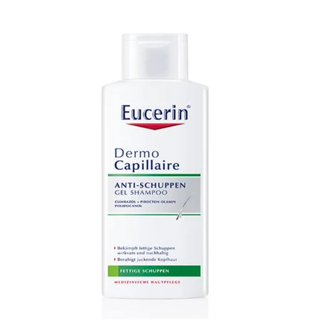 Eucerin DermoCapillaire Korpásodás elleni sampon zsíros korpára 250ml