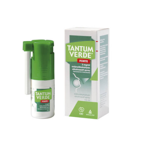 Tantum Verde Forte 3 mg/ml szájnyálkahártyán alkalmazott spray 15ml