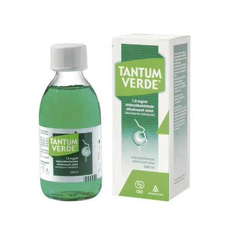 Tantum Verde 1,5 mg/ml szájnyálkahártyán alkalmazott oldat 240ml