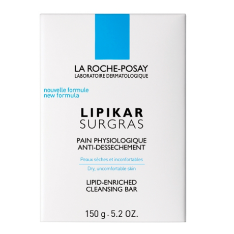La Roche-Posay Lipikar Surgras lipidekben gazdag szappan bőrszárazság ellen 150 g