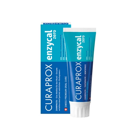 Curaprox Enzycal Zero fluorid- és mentol mentes fogkrém (75 ml)