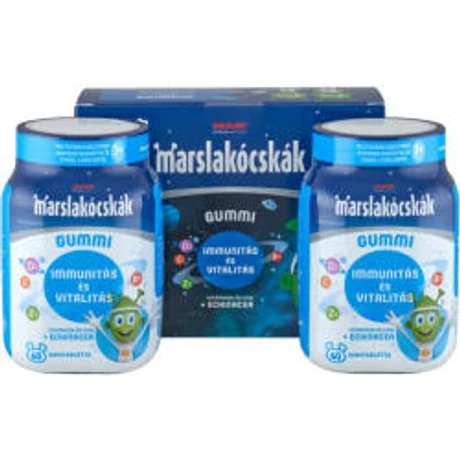 Marslakócskák Gummi Echinaceával Multivitamin Echinacea kivonattal 60+60db