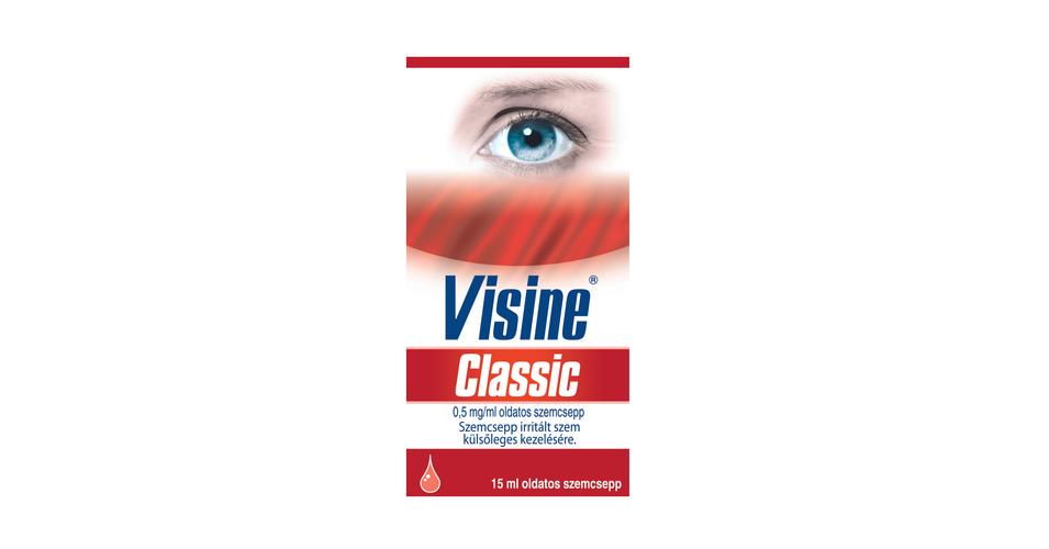 Visine Classic 0,5 mg/ml oldatos szemcsepp 15ml | BENU Online Gyógyszertár | BENU Gyógyszertár