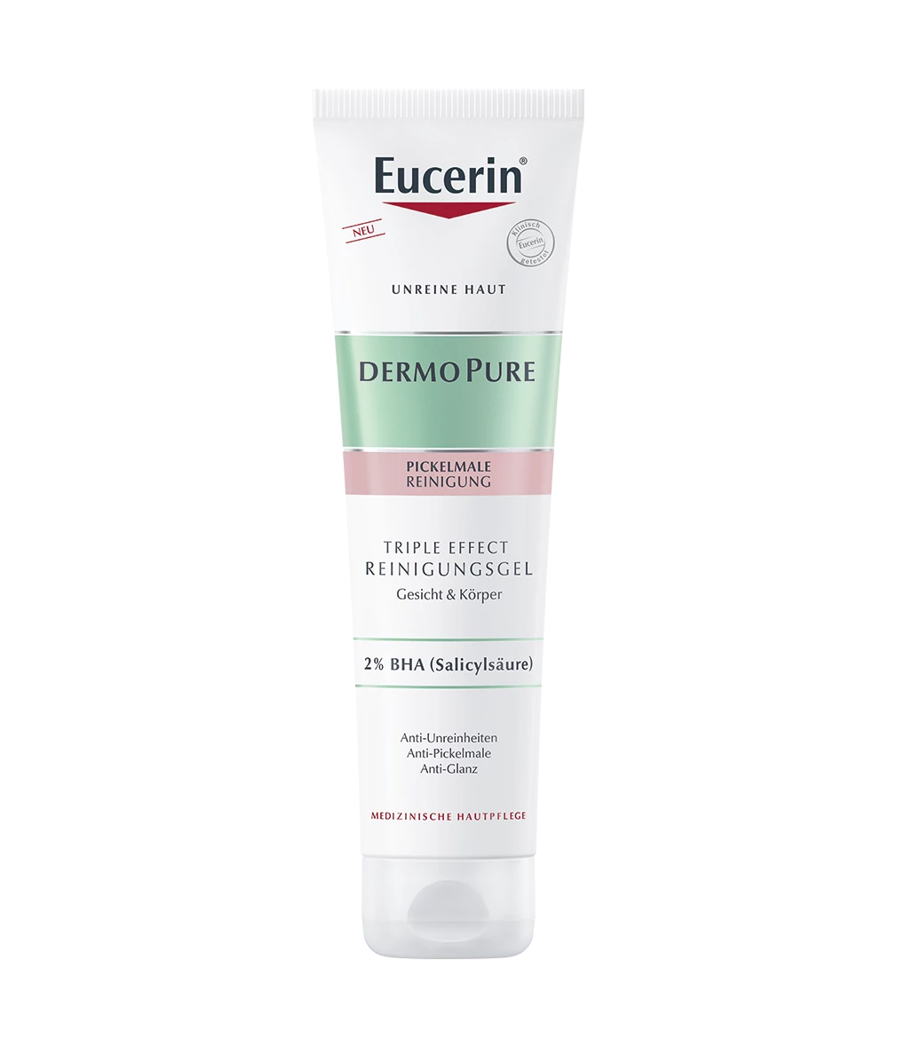 Eucerin DermoPure hármashatású mélytisztító zselé 150 ml