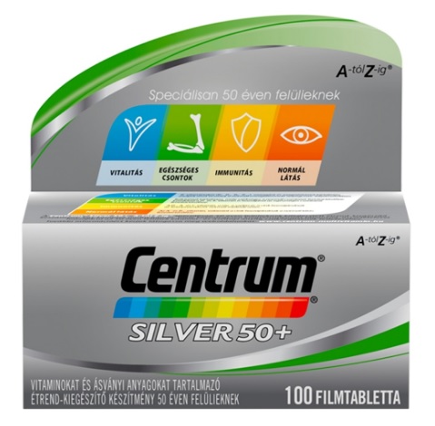Centrum® Silver 50+ A-tól Z-ig® multivitamin 100x
