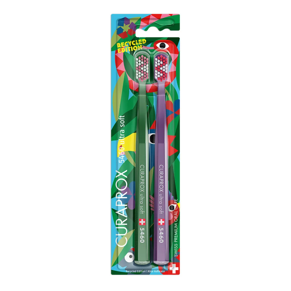 Curaprox CS 5460 limitált fogkefe Recycled edition 2db