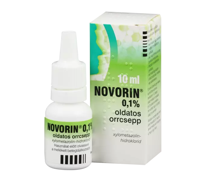 Novorin 0,1% oldatos orrcsepp 10ml