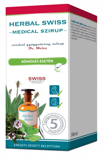HERBAL SWISS gyógynövény szirup 300ml