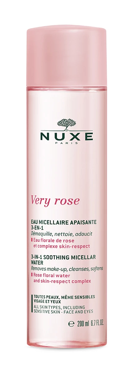 Nuxe VERY ROSE 3 AZ 1-BEN HIDRATÁLÓ MICELLÁS VÍZ NORMÁL BŐRRE 200ML