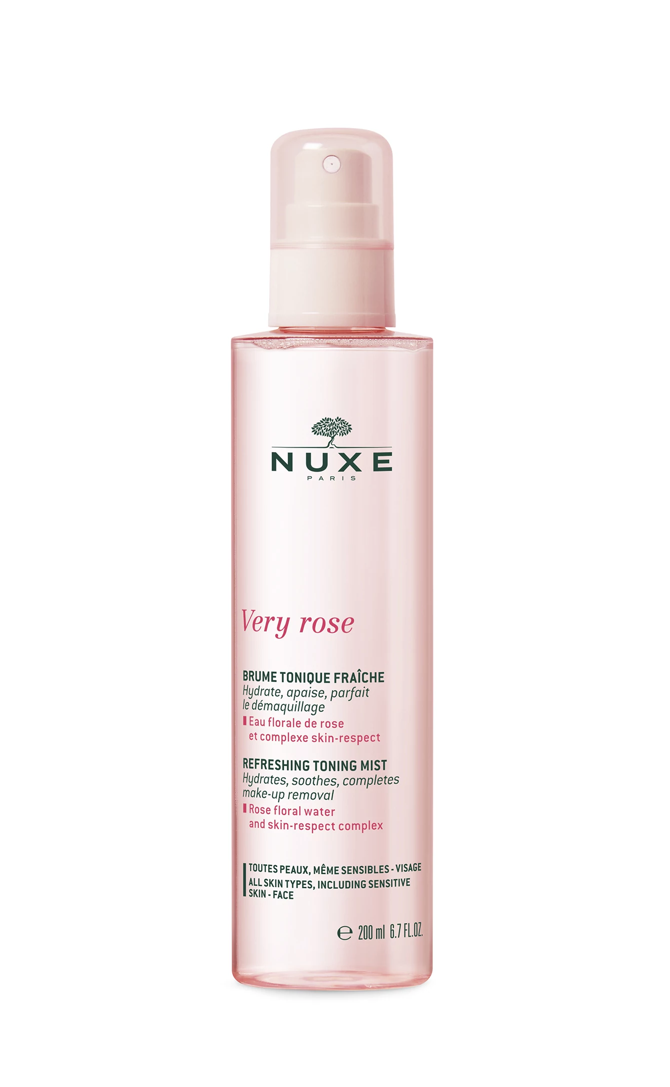 Nuxe Very Rose Frissítő Tonizáló Permet 200ml
