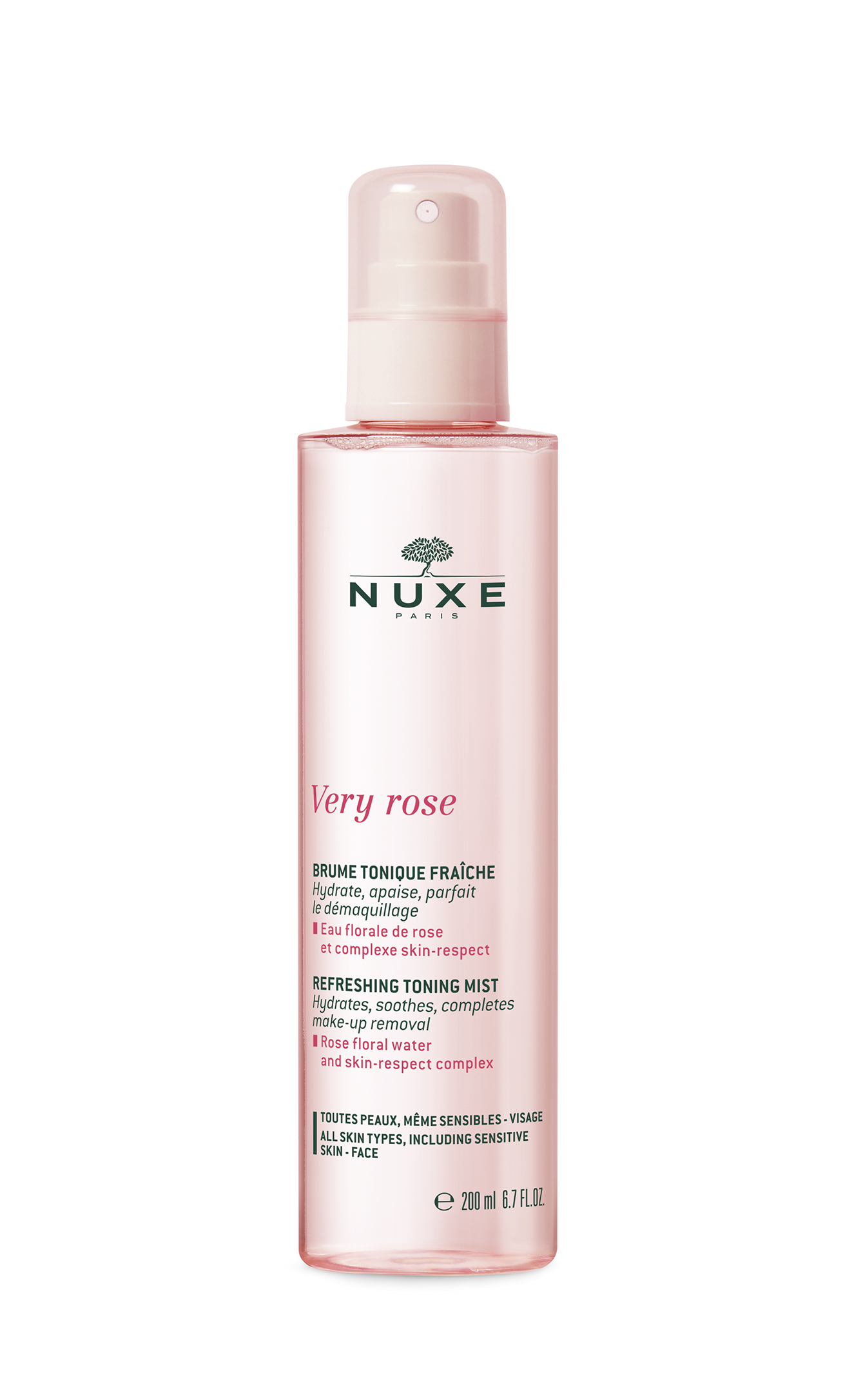 Nuxe Very Rose Frissítő Tonizáló Permet 200ml