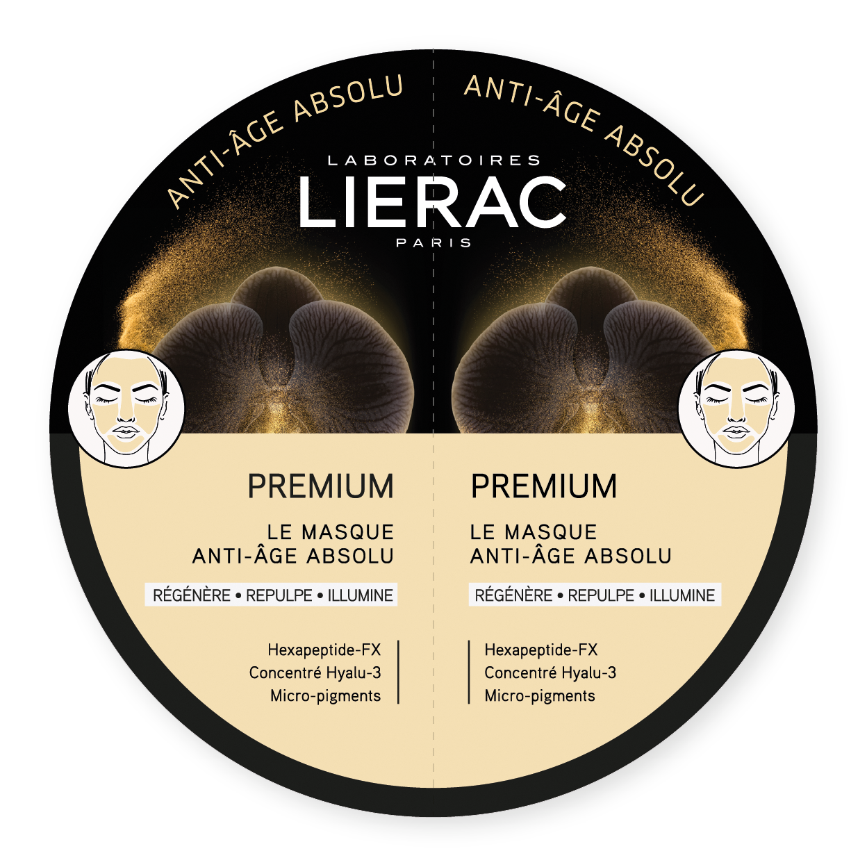 Lierac premium intenzív bőrfiatalító arcmaszk 2x6ml
