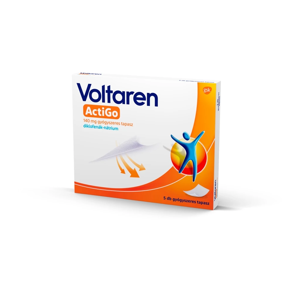 Voltaren ActiGo 140 mg gyógyszeres tapasz 5x