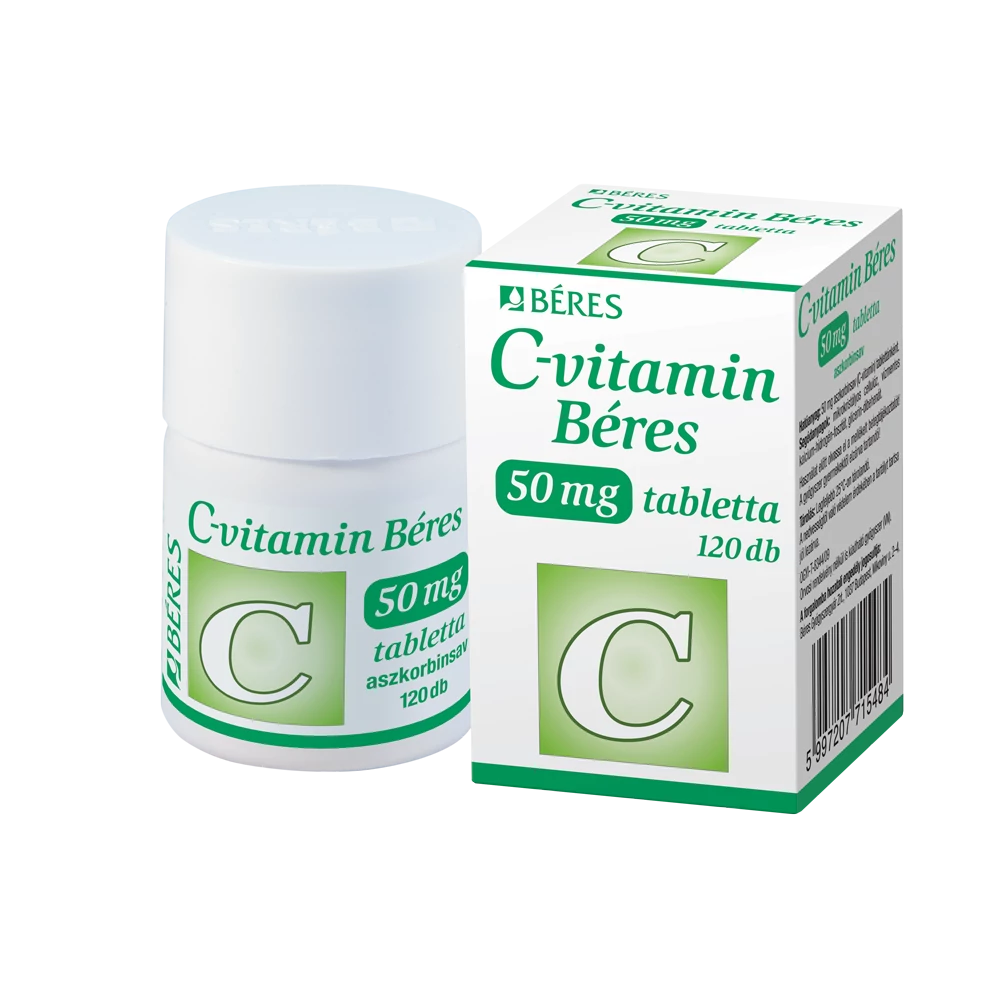 C-vitamin Béres 50 mg tabletta 120x