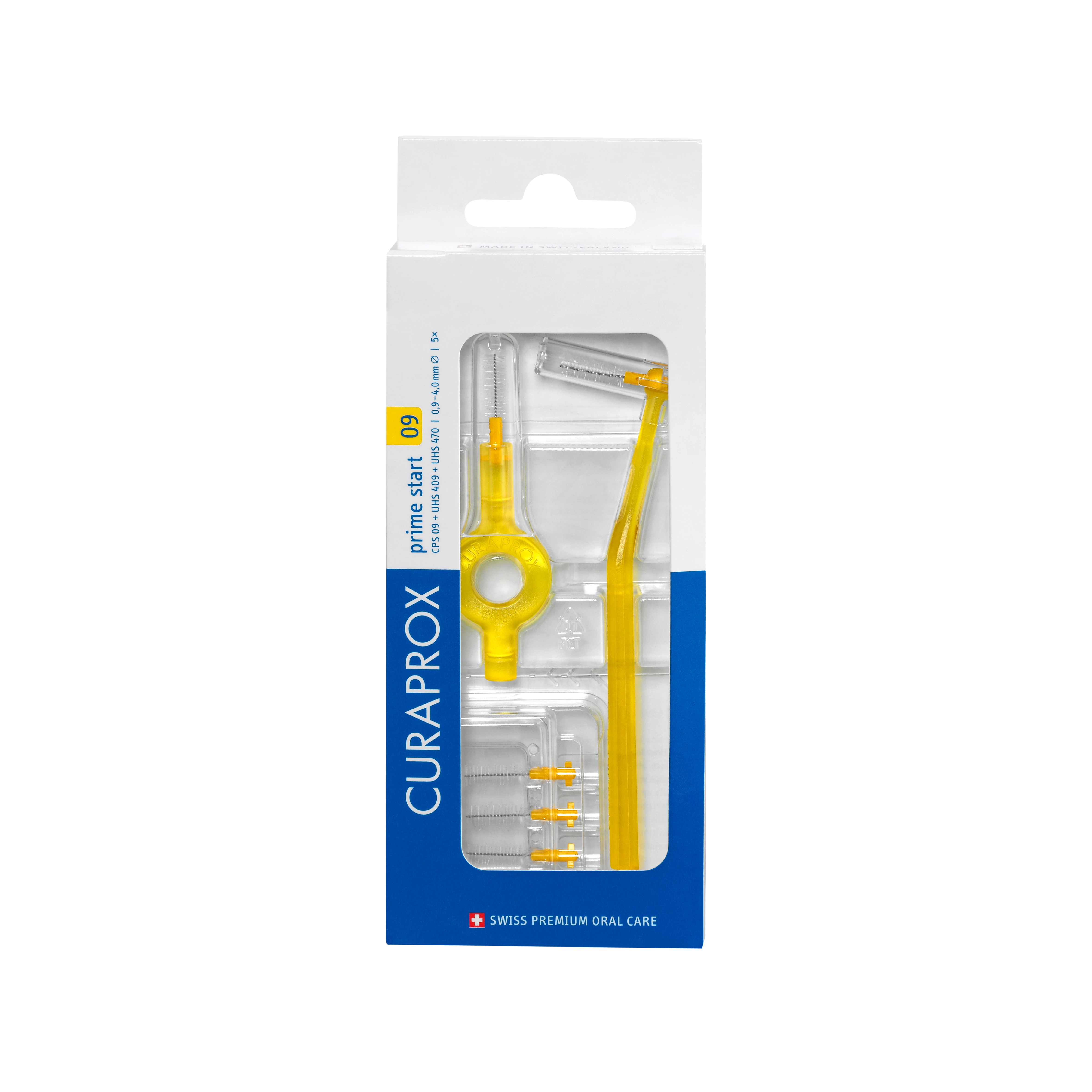 Curaprox CPS 09 prime start fogköztisztító kefe (5 db)  kétféle tartónyéllel