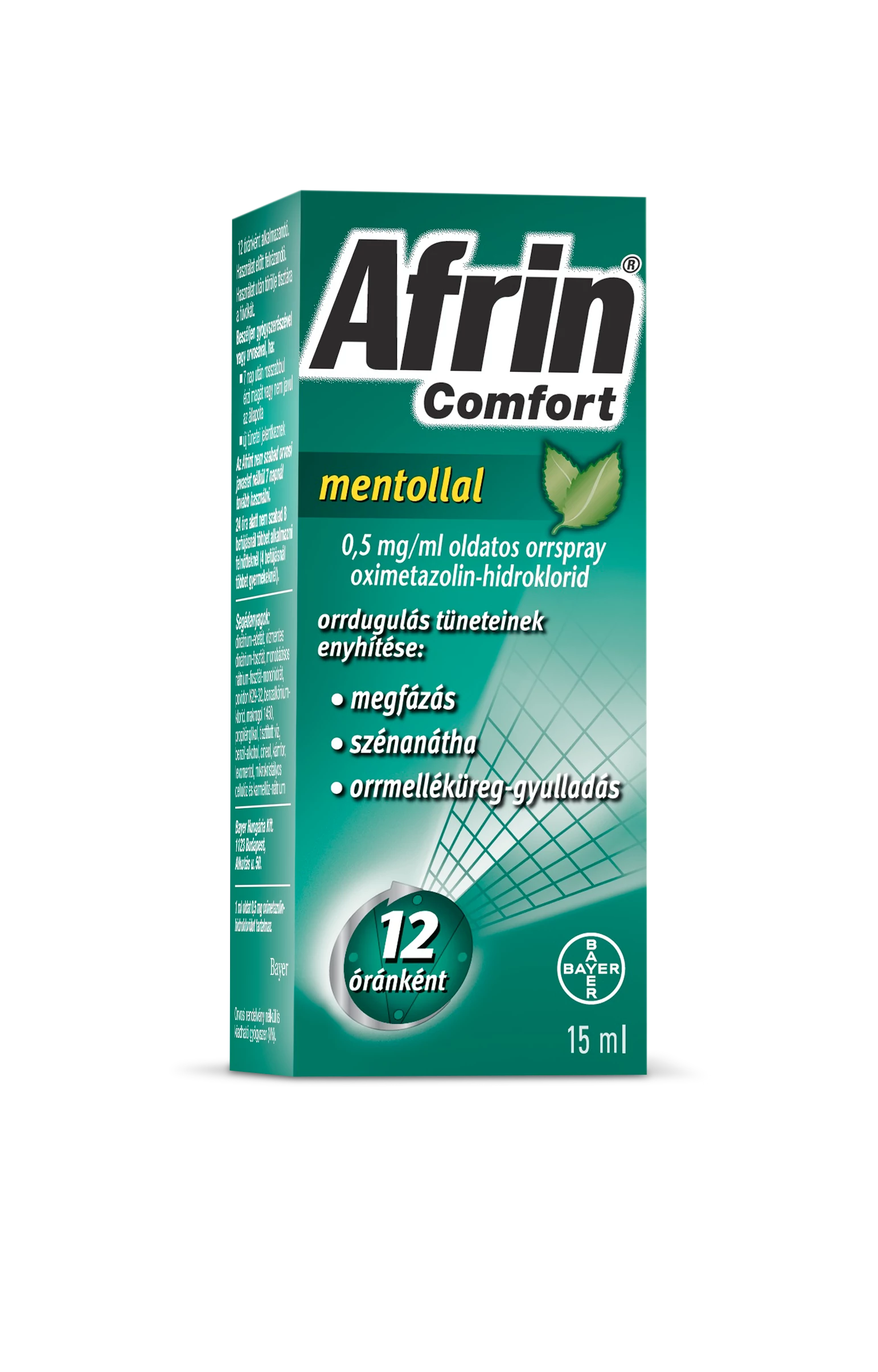 Afrin® Comfort mentollal 0,5mg/ml oldatos orrspray 15ml