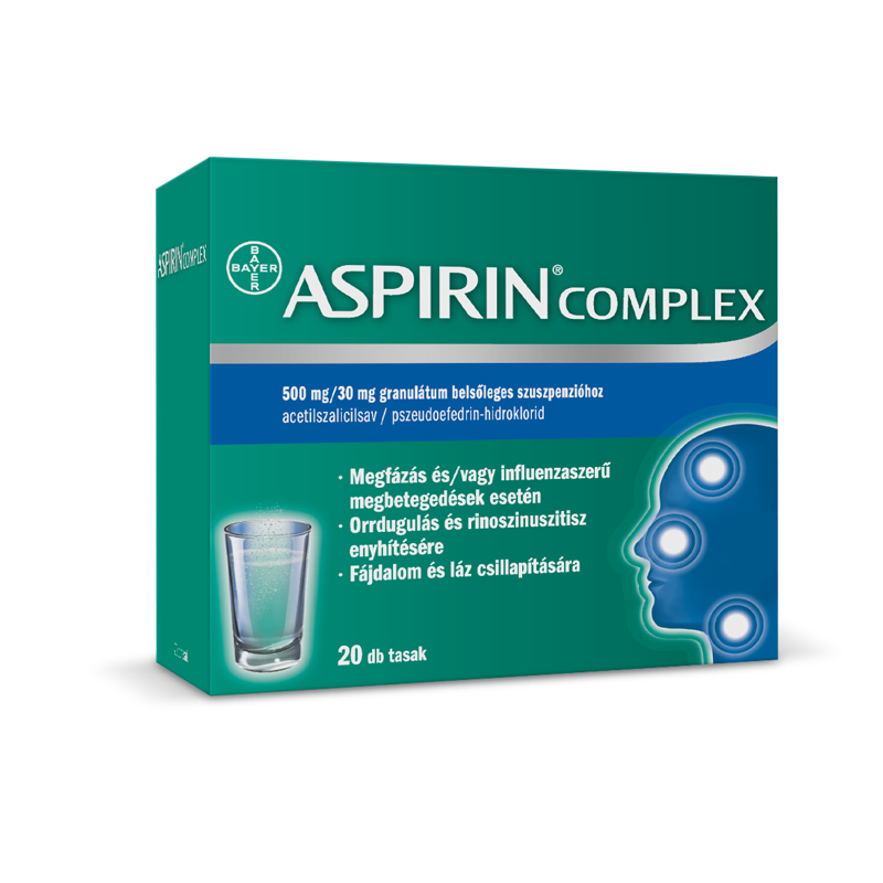 Aspirin Complex 500 mg/30 mg granulátum belsőleges szuszpenzióhoz 20x