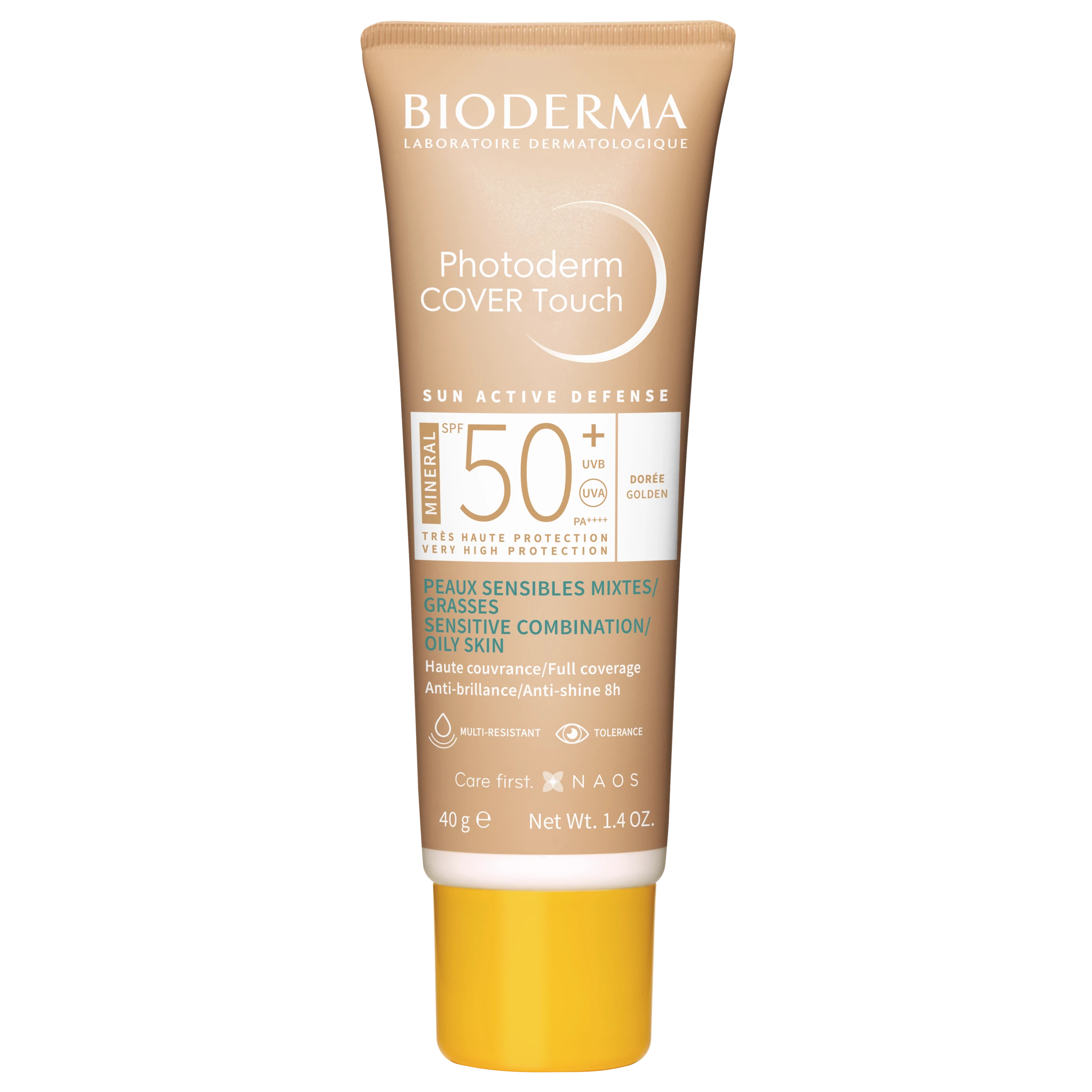 BIODERMA Photoderm COVER Touch MINERAL SPF50+ golden (arany) 40g